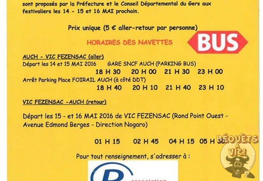 2016-navette-auch-vic-fezensac (2780 visits) Navette Auch/Vic-Fzensac proposéepar la Préfecture et le Conseil Général du Gers les 14 - 15 - 1... 2016-navette-auch-vic-fezensac