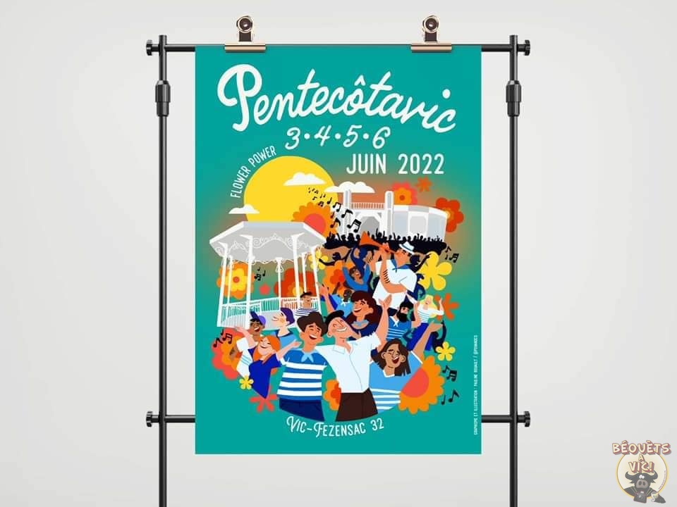 Après bientôt 3 ans sans notre Pentecotavic chérie, nous sommes évidemment heureux et impatients de vous retrouver amis béouèts, pour la plus belle feria du monde (n'ayons pas peur des mots) !Consulter les informations sur Pentecotavic 2022 Pentecotavic-affiche-2022.jpeg